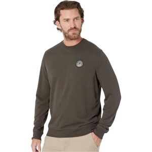 NWT‎ PrAna Men’s Patch Pullover Crew Neck Sweatshirt in Dark Iron Size XS